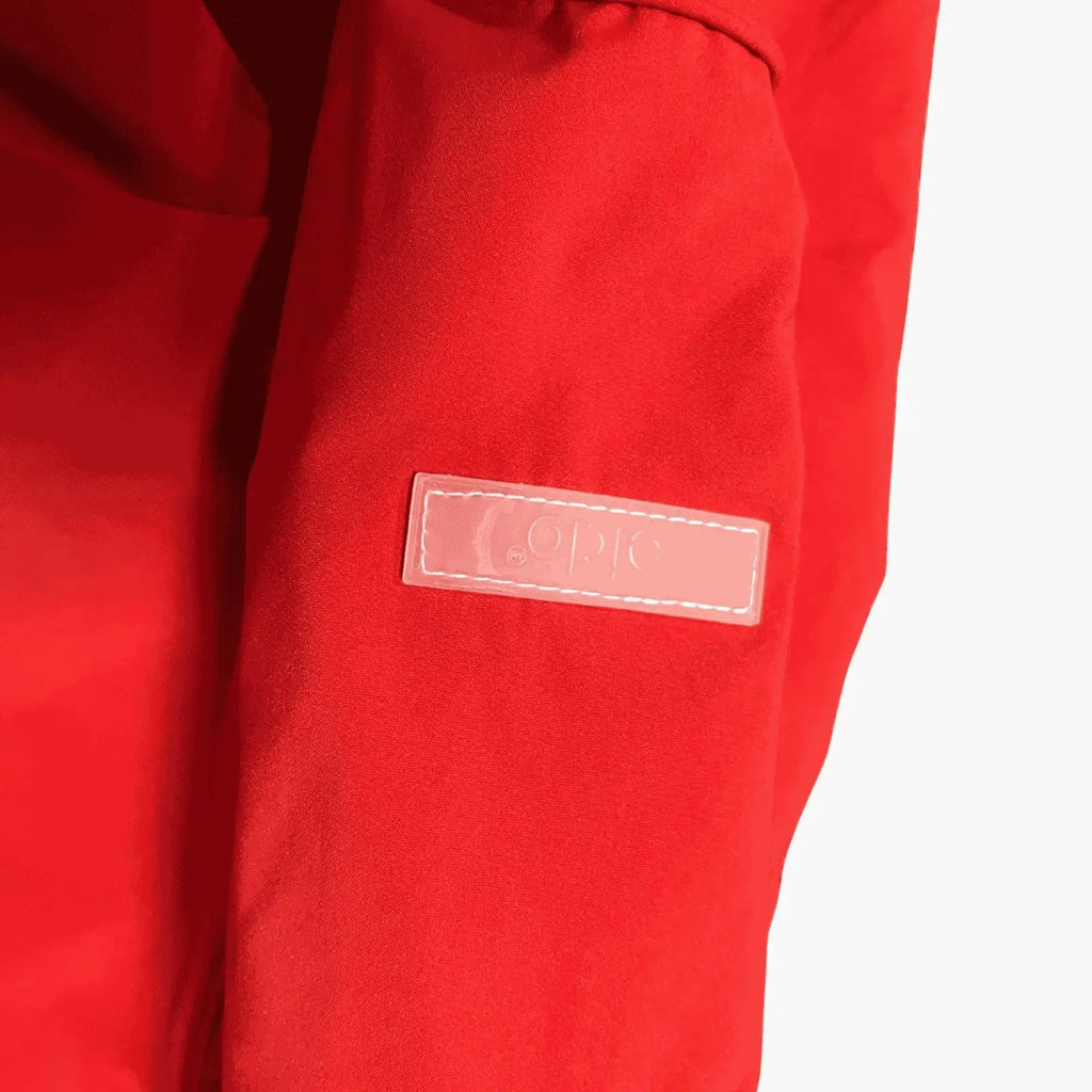 Vermilion Nylon Track Pants '26 – Hoodie in Red | Eido Official